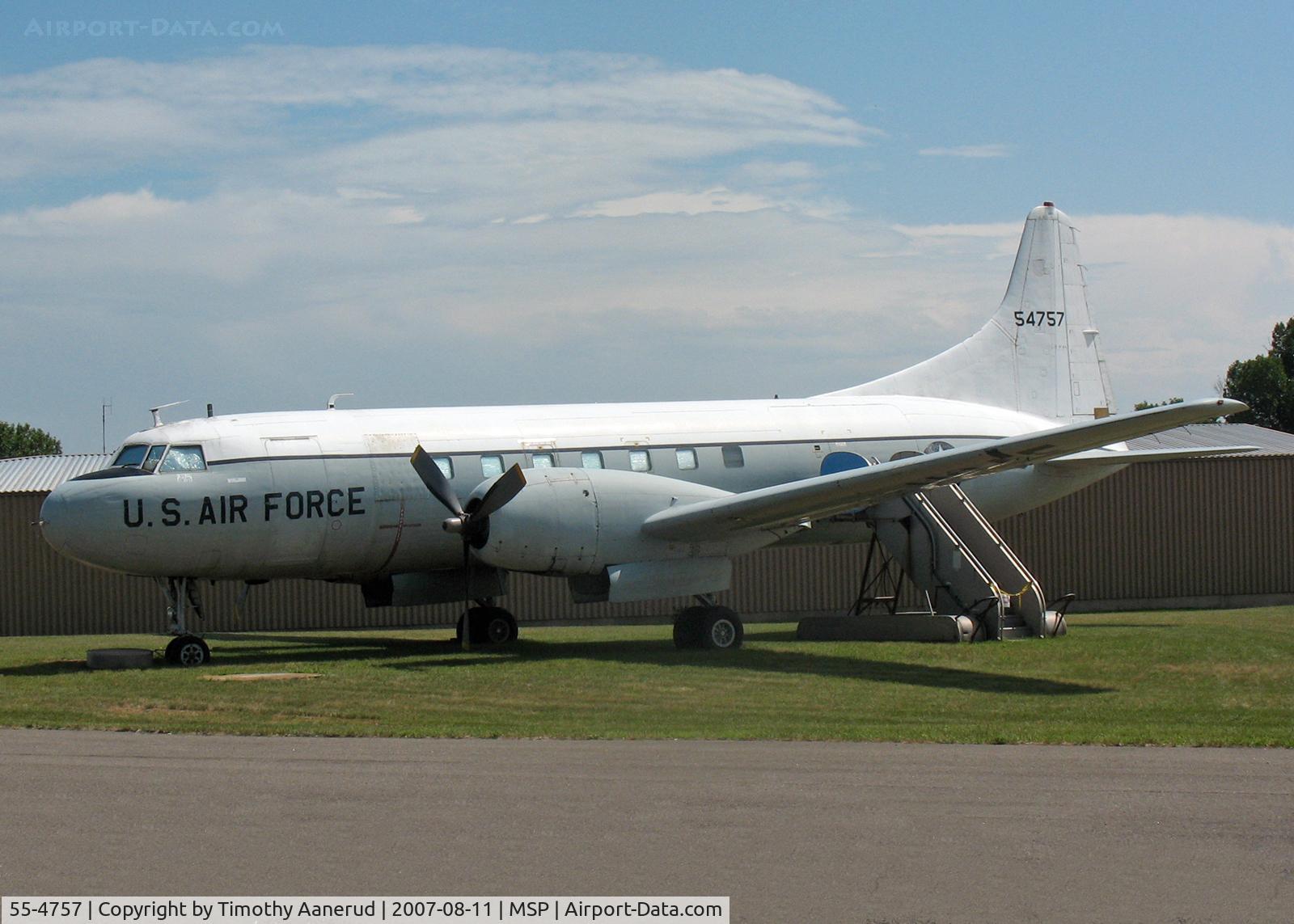 55-4757, 1955 Convair TC-131E C/N 344, Convair TC-131E-CO, Minnesota Air National Guard Museum, 55-4757