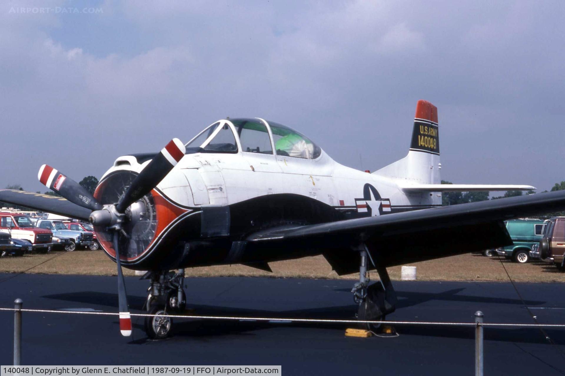 140048, North American T-28B Trojan C/N 219-47, T-28B at the National Museum of the U.S. Air Force