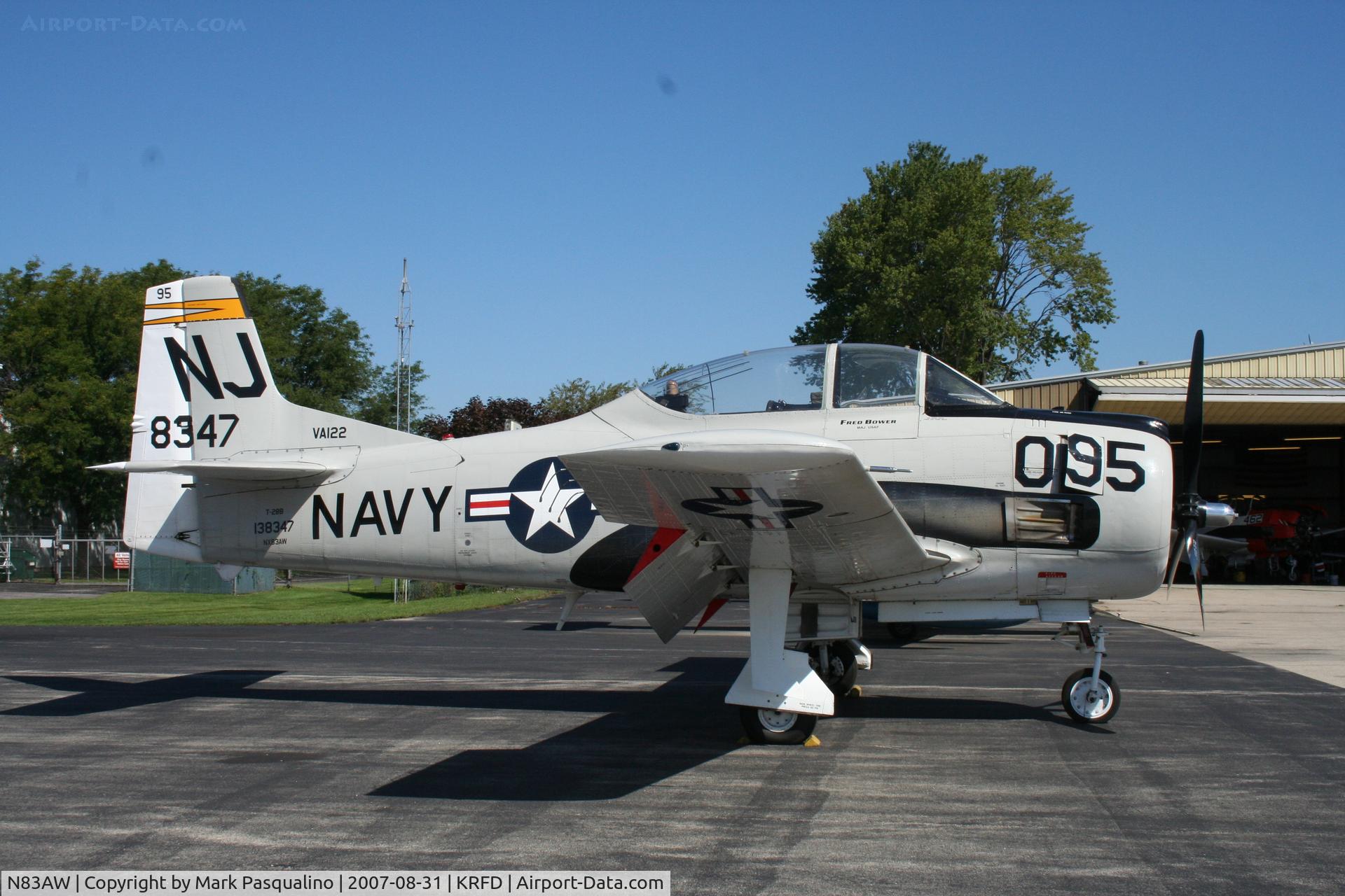 N83AW, North American T-28B Trojan C/N 200-418 (138347), North American T-28B