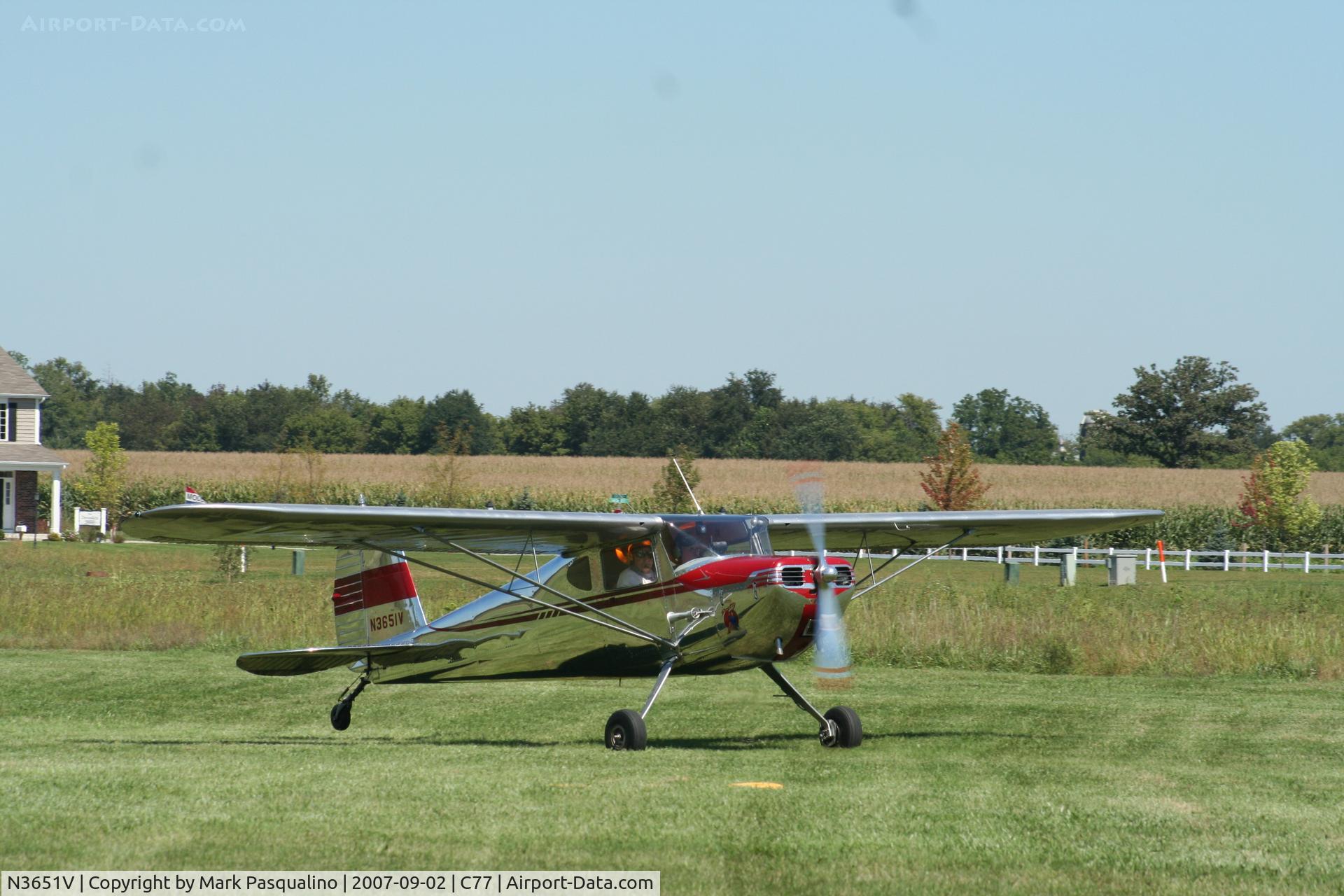 N3651V, 1948 Cessna 140 C/N 14922, Cessna 140