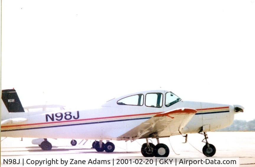 N98J, 1947 North American Navion (NA-145) C/N NAV-4-1098, On the ramp at Arlington Muni