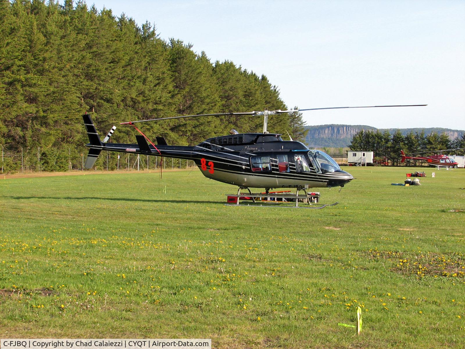 C-FJBQ, 1978 Bell 206L-1 LongRanger II C/N 45195, C-FJBQ Bell 206L-1 C30P @ Thunder Forest Fire Headquarters