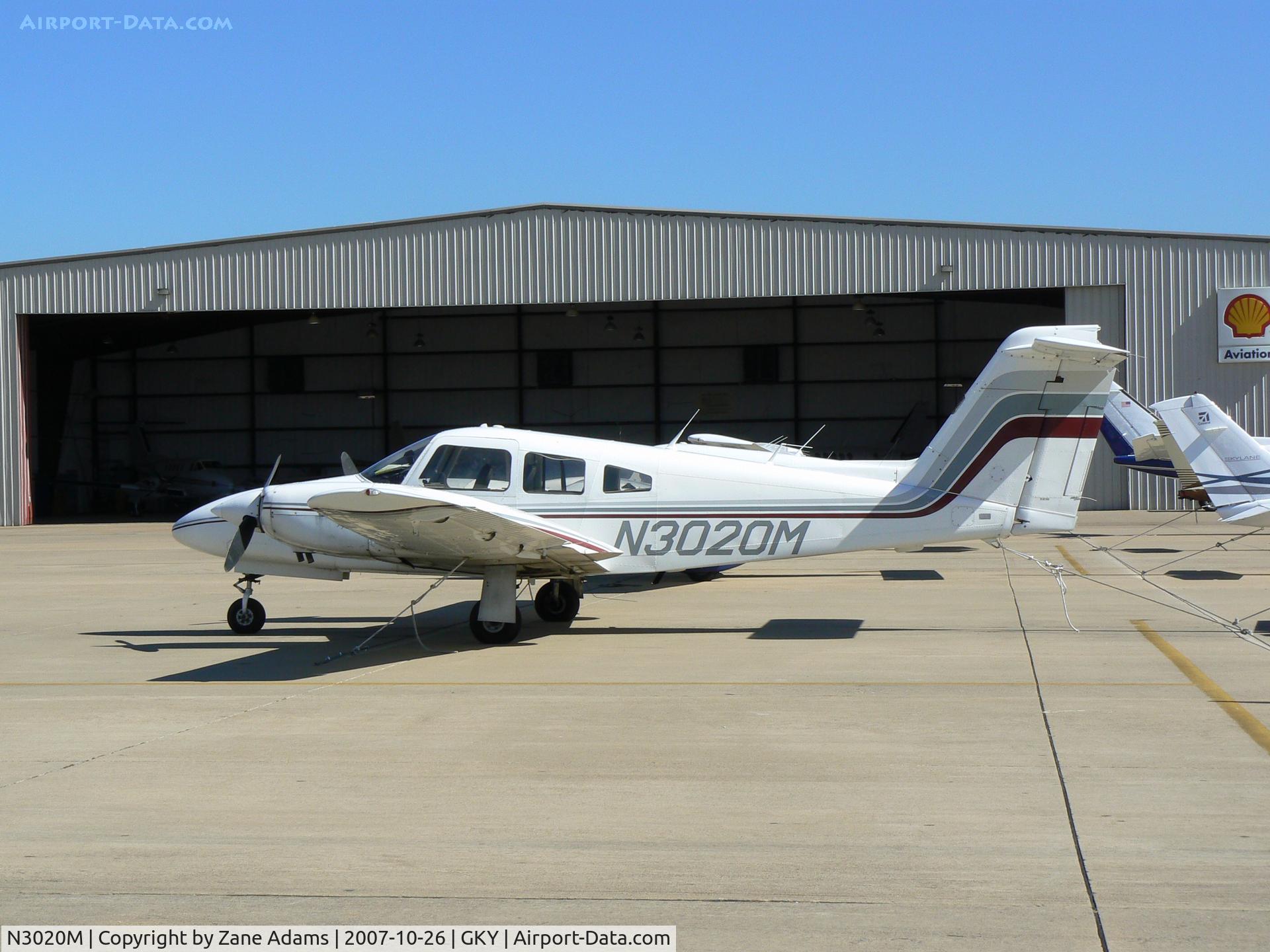 N3020M, 1979 Piper PA-44-180 Seminole C/N 44-7995220, On the ramp at Arlington Muni