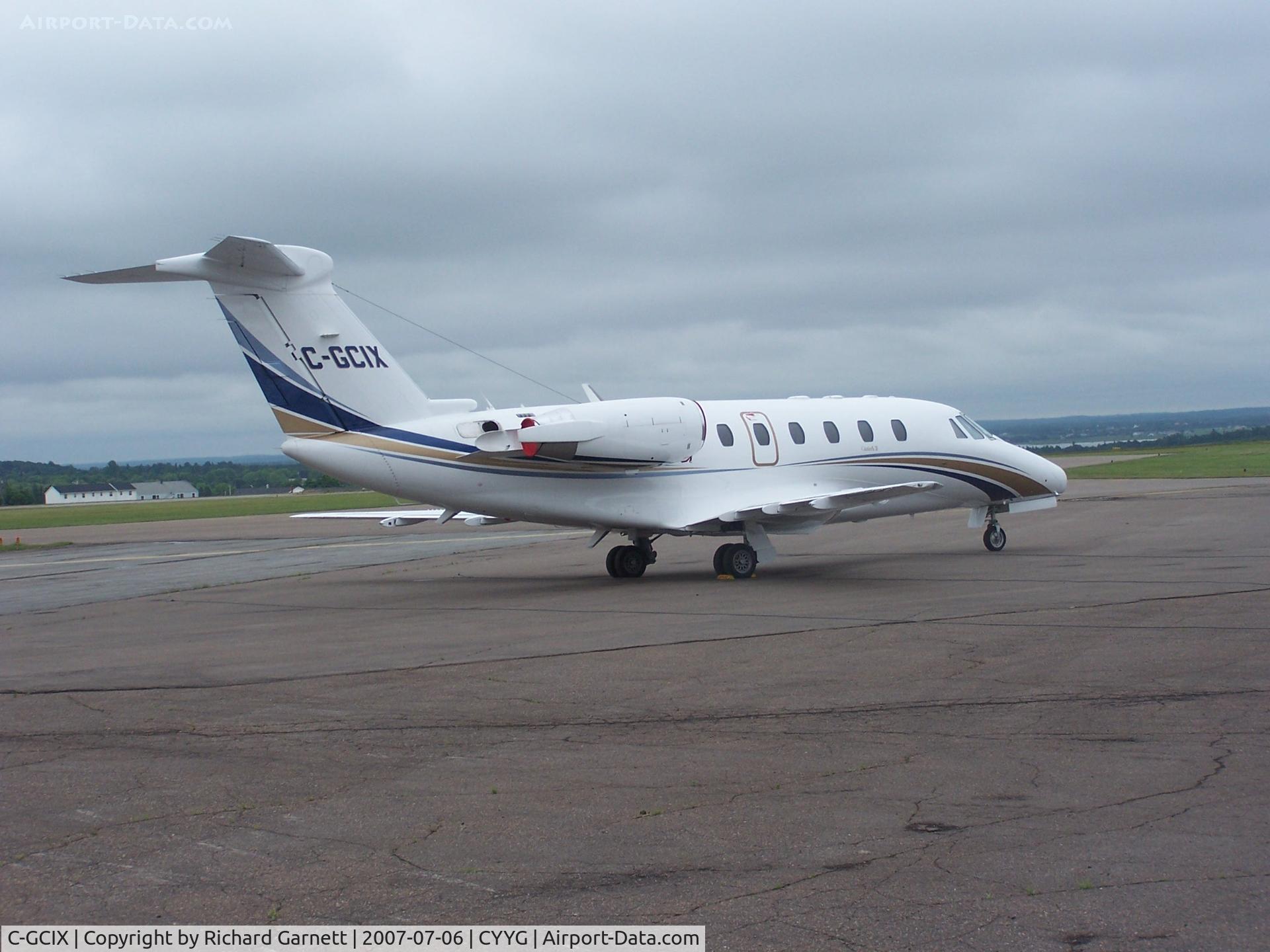 C-GCIX, 1998 Cessna 650 Citation VII C/N 650-7092, Charottetown
