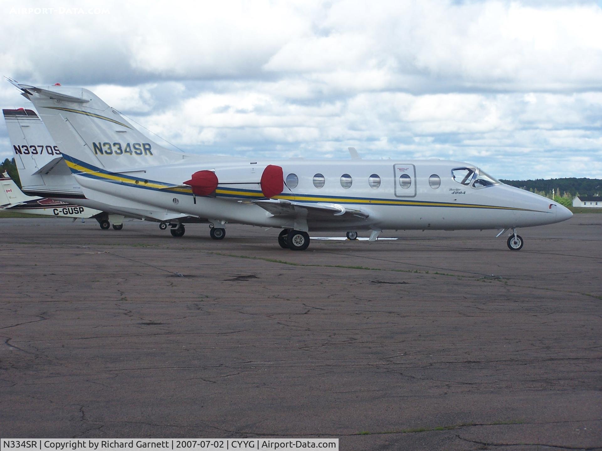 N334SR, 1996 Raytheon Aircraft Company 400A C/N RK-129, Charlottetown