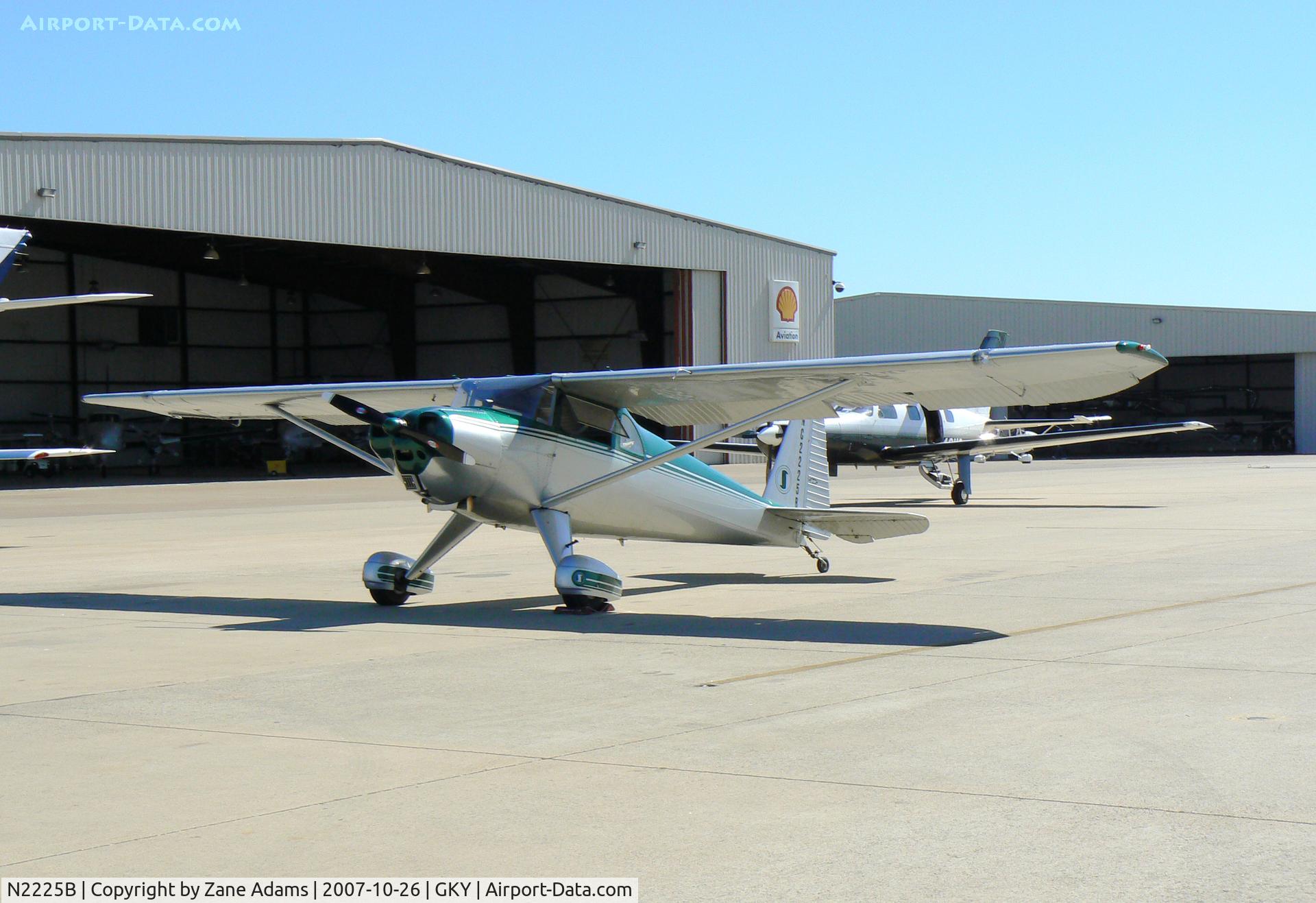 N2225B, 1949 Luscombe 8F Silvaire C/N 6652, On the ramp at Arlington Muni