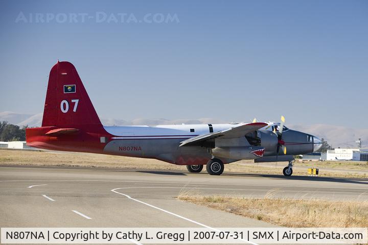 N807NA, 1954 Lockheed P2V-5F Neptune C/N 426-5305, Taken at Santa Maria Airport during the Zaca Fire