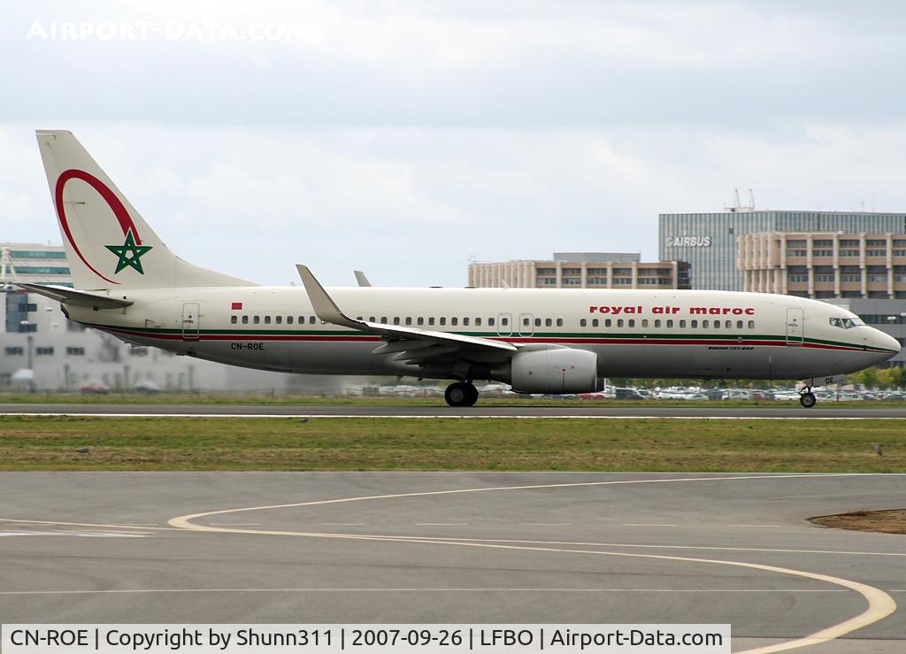 CN-ROE, 2006 Boeing 737-8B6 C/N 33063, Take off rwy 32R