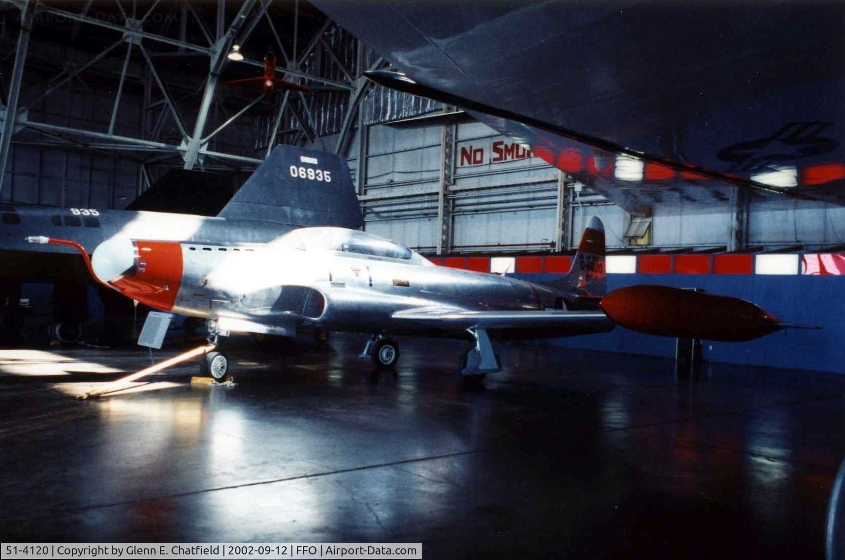 51-4120, 1951 Lockheed NT-33A-1-LO C/N 580-5414, NT-33A at the National Museum of the U.S. Air Force