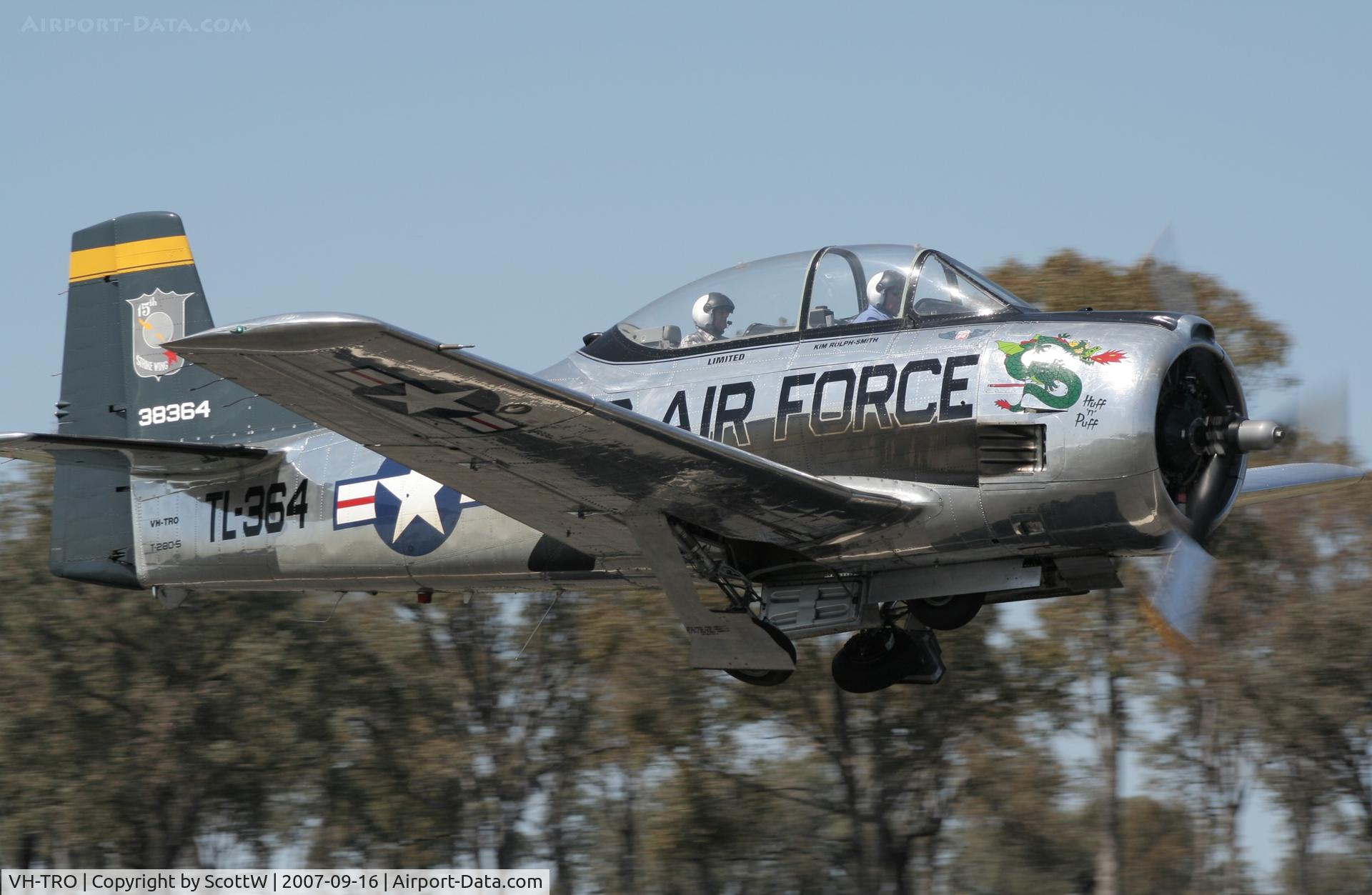 VH-TRO, 1952 North American T-28D-5 Trojan C/N 174-260, Taken at the Wings over Warwick event S.E.QLD AUS