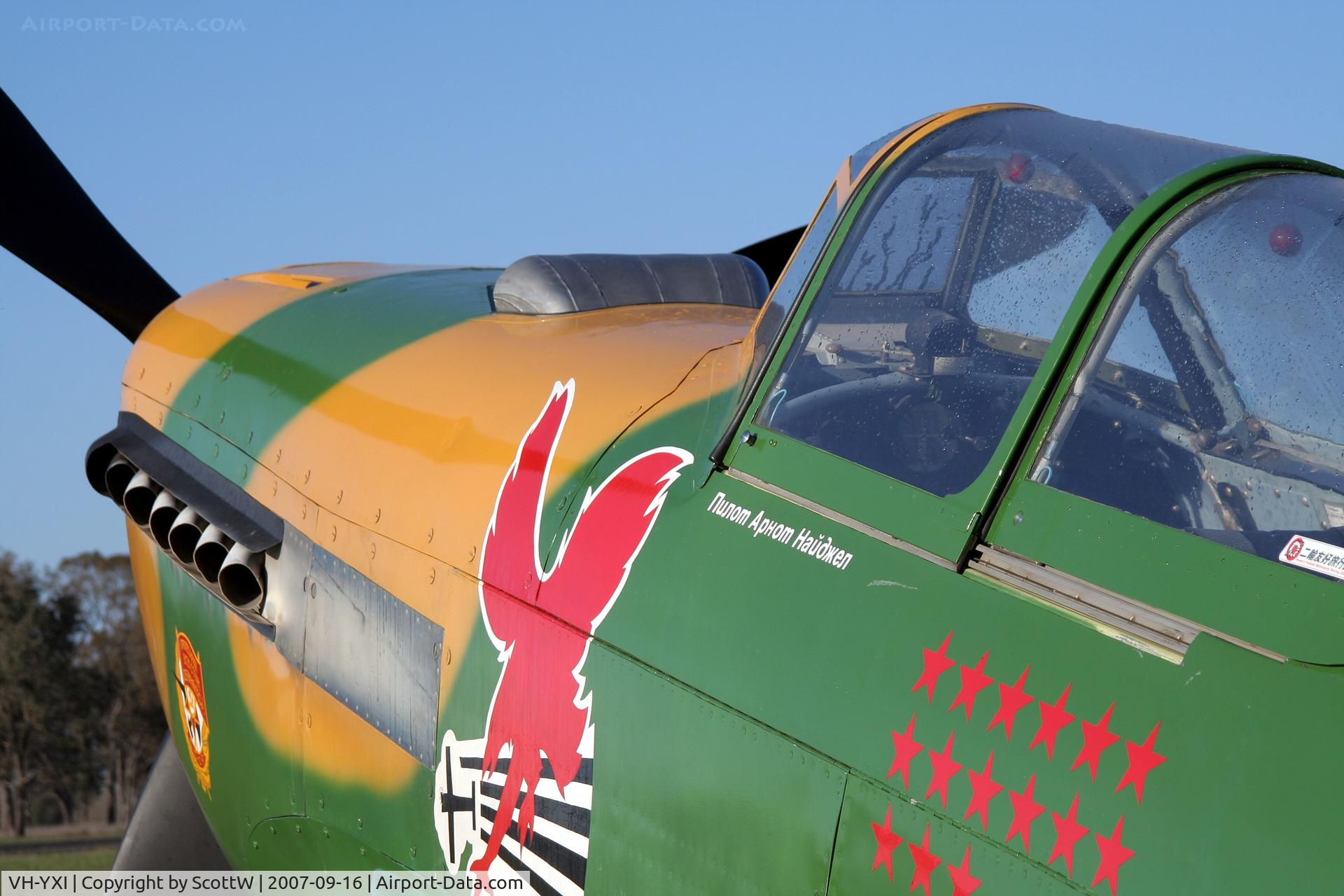 VH-YXI, 2003 Yakovlev Yak-9UM C/N 0470409, Taken at the Wings over Warwick event S.E.QLD AUS
