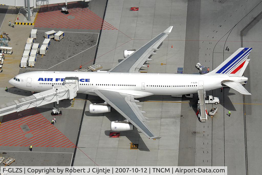 F-GLZS, 1999 Airbus A340-313X C/N 310, Parked at position A1
