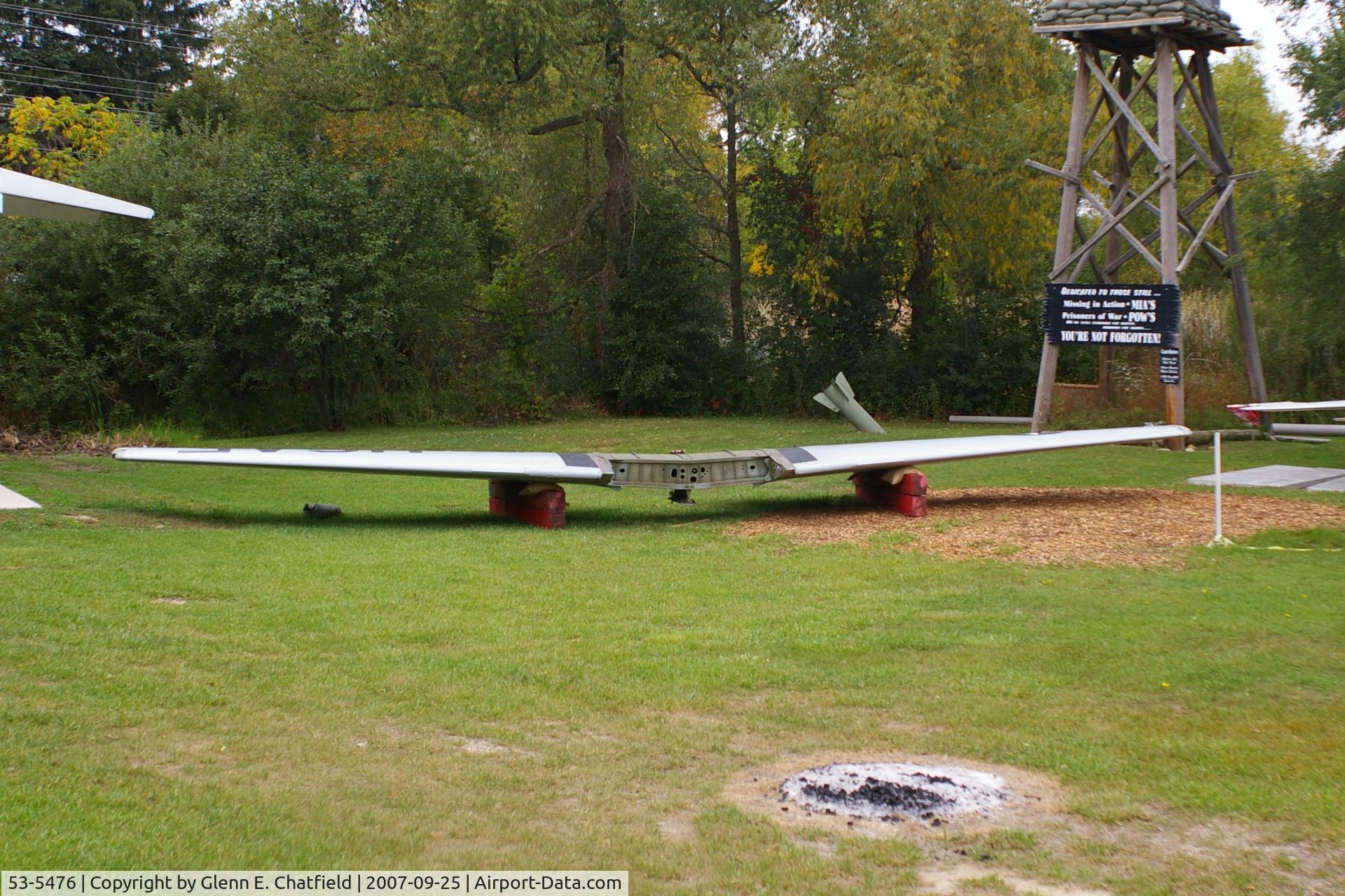 53-5476, 1953 Lockheed T-33A-1-LO Shooting Star C/N 580-8815, T-33A at the VFW post in Waterford, WI.  In the process of putting back together.   Was at Milwaukee Mitchell Field