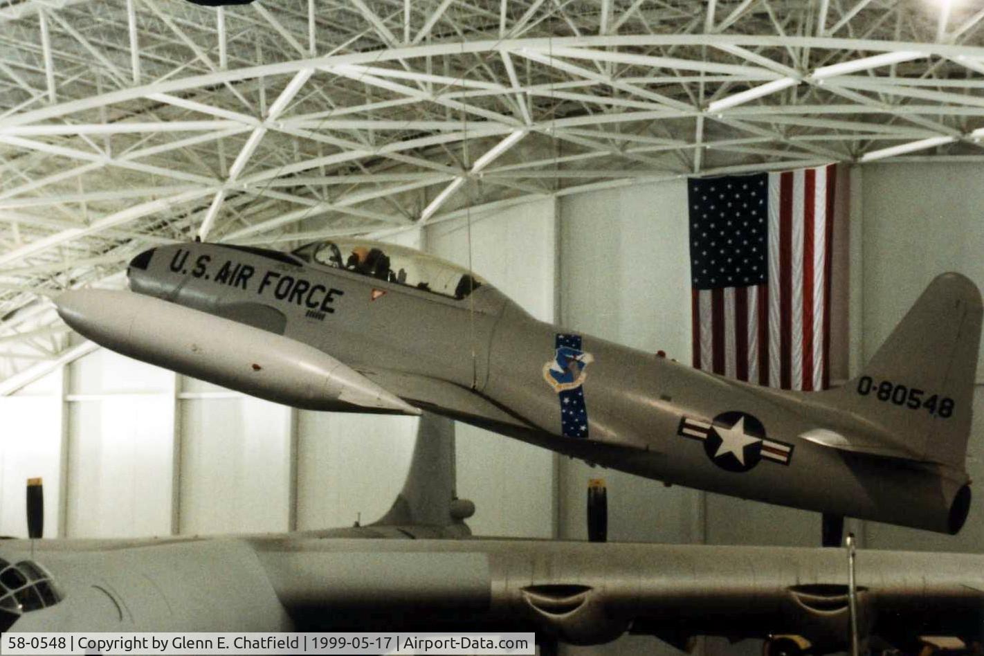 58-0548, 1958 Lockheed T-33A-5-LO Shooting Star C/N 580-1597, T-33A at the Strategic Air & Space Museum in Ashland, NE