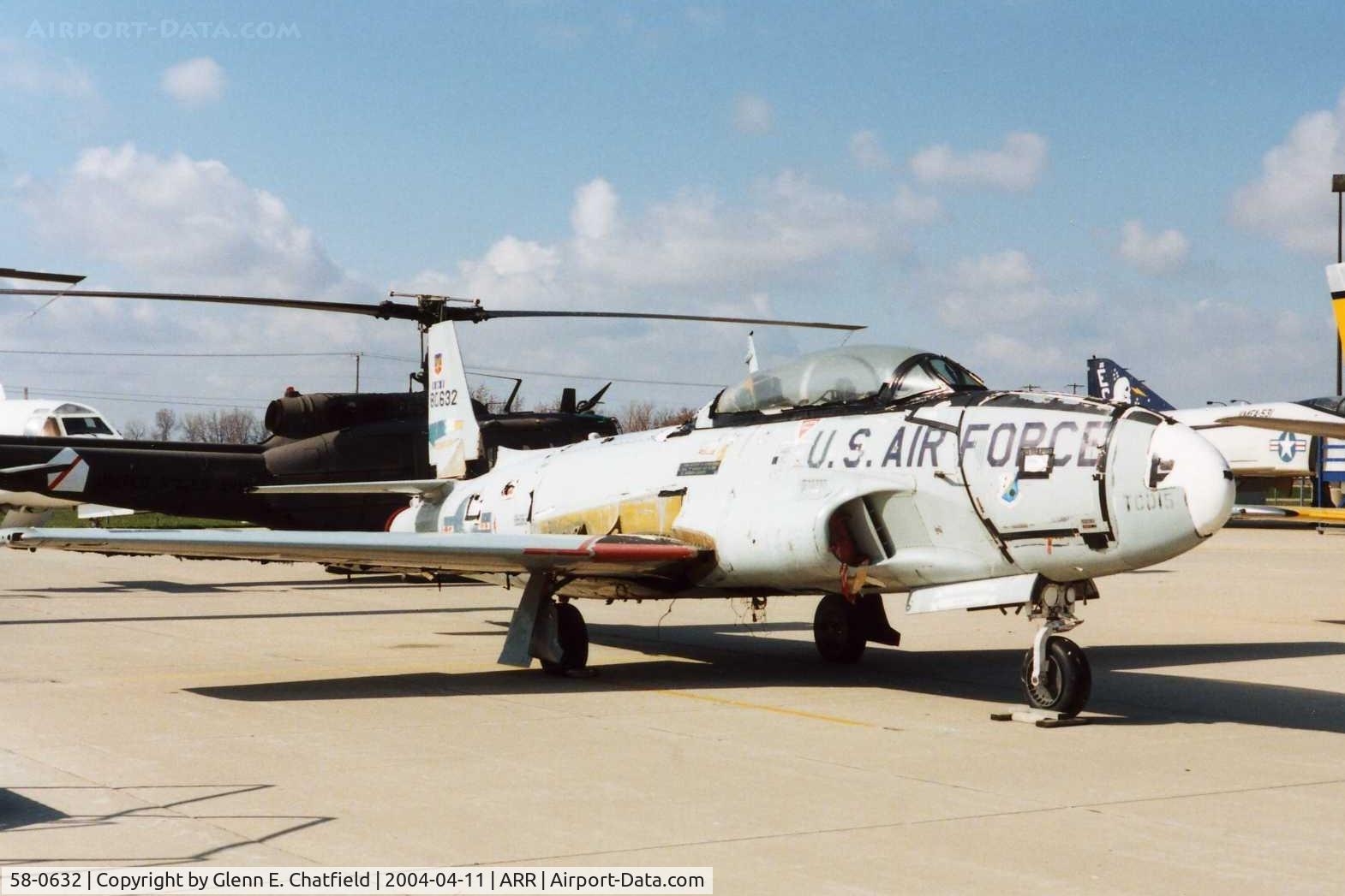 58-0632, 1958 Lockheed T-33A-5-LO Shooting Star C/N 580-1681, T-33A at the Air Classics Museum
