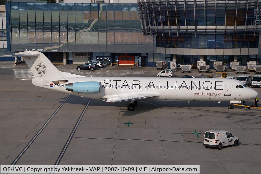 OE-LVG, 1994 Fokker 100 (F-28-0100) C/N 11520, Austrian Arrows Fokker 100