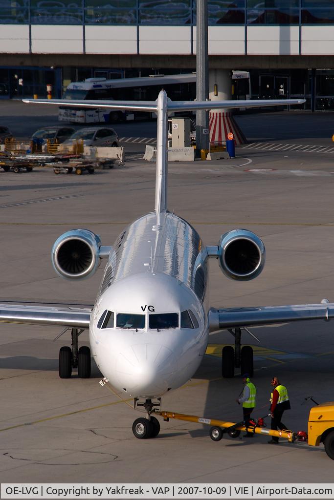 OE-LVG, 1994 Fokker 100 (F-28-0100) C/N 11520, Austrian Arrows Fokker 100