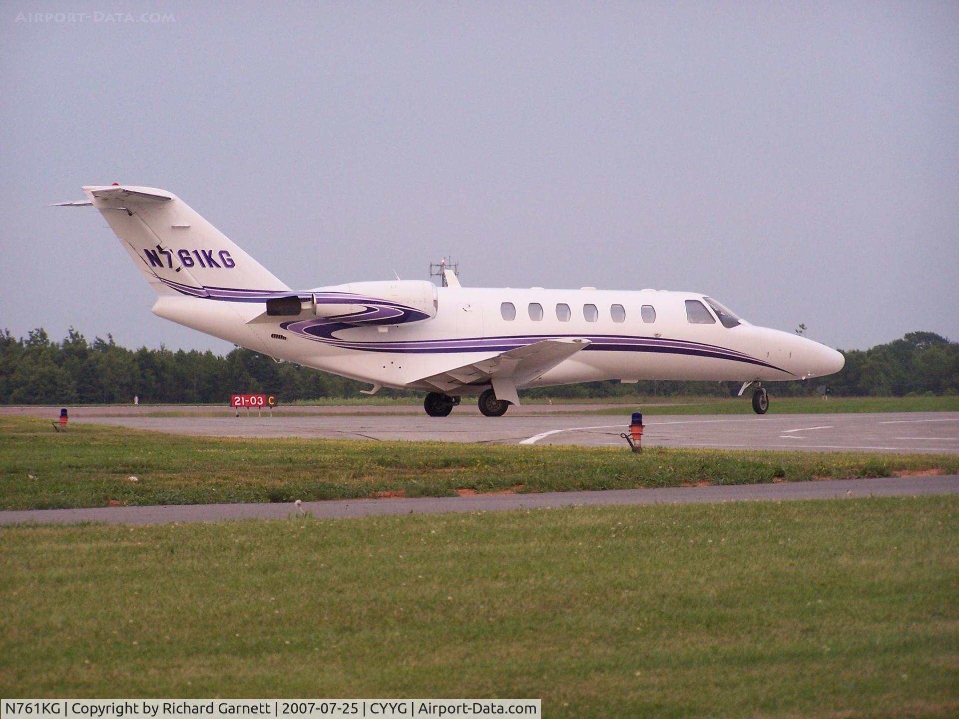 N761KG, 2005 Cessna 525A CitationJet CJ2 C/N 525A0227, Charlottetown