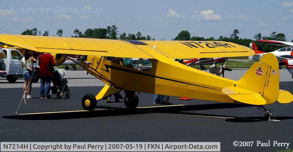 N7214H, 1946 Piper J3C-65 Cub C/N 20481, Well kept Cub