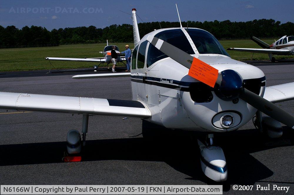 N6166W, 1964 Piper PA-28-140 Cherokee C/N 28-20184, Sharp Cherokee from PVG