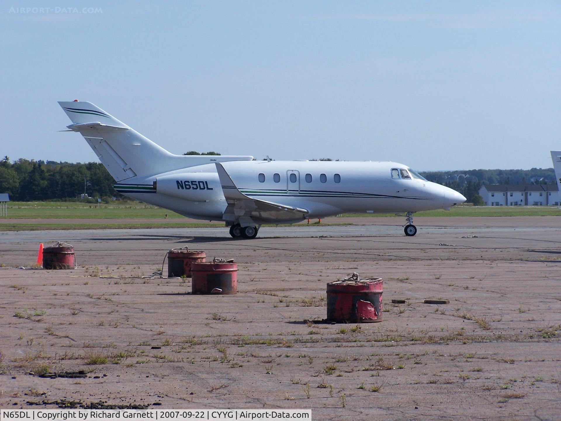 N65DL, 1993 British Aerospace BAe.125 Series 800A C/N 258224, Charlottetown