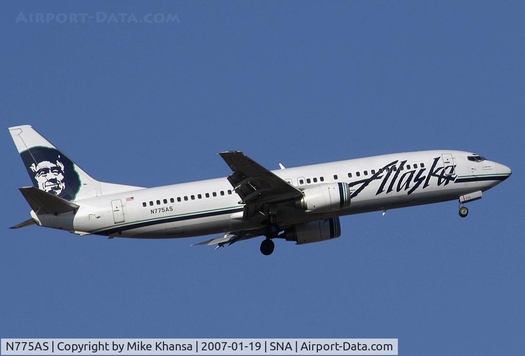 N775AS, 1993 Boeing 737-4Q8 C/N 25108, Alaska B737-4Q8 on short final