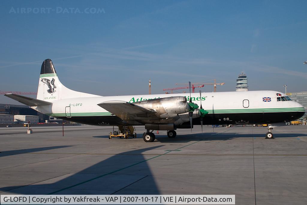 G-LOFD, 1961 Lockheed L-188C(F) Electra C/N 1143, Air Atlantic Lockheed Electra