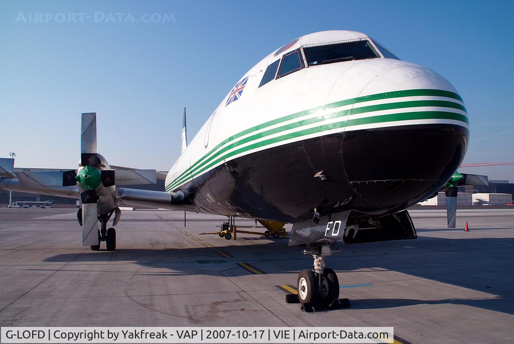 G-LOFD, 1961 Lockheed L-188C(F) Electra C/N 1143, Air Atlantic Lockheed Electra
