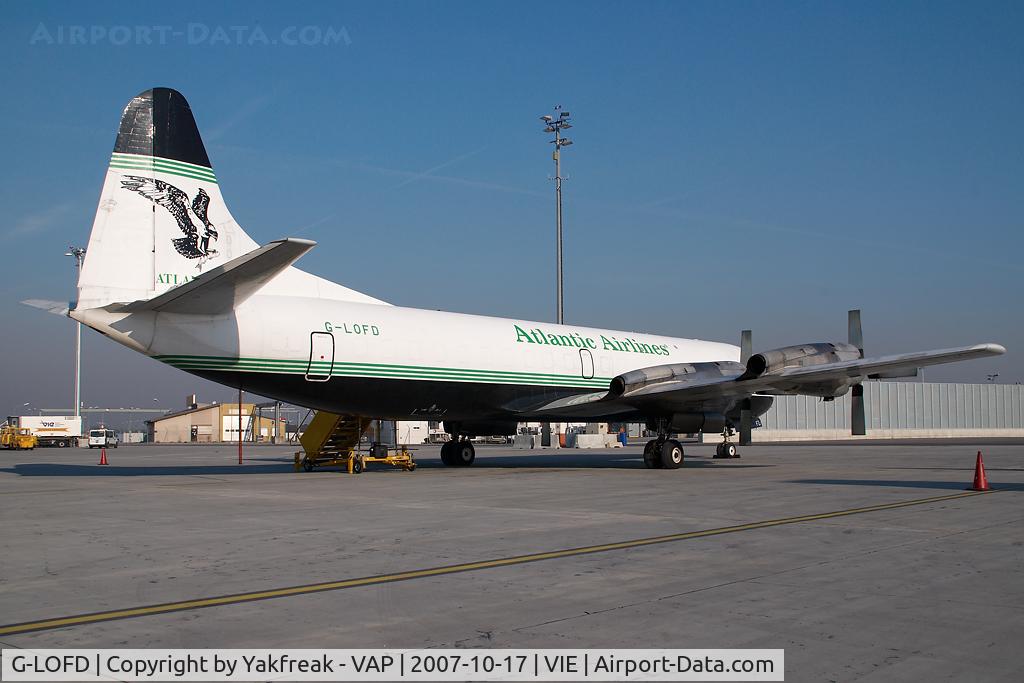 G-LOFD, 1961 Lockheed L-188C(F) Electra C/N 1143, Air Atlantic Lockheed Electra