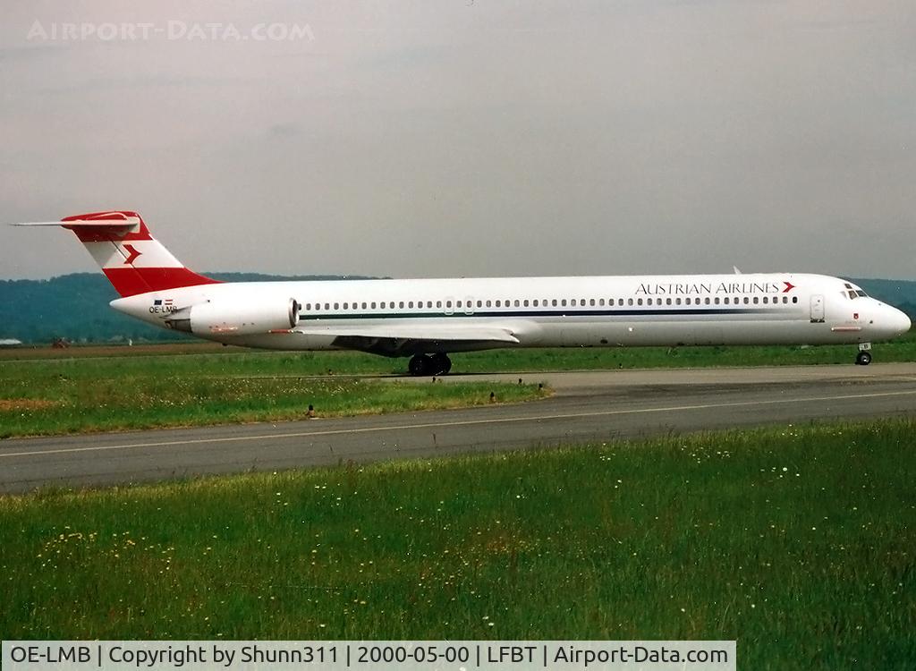 OE-LMB, 1985 McDonnell Douglas MD-82 (DC-9-82) C/N 49279, Taxiing to the terminal