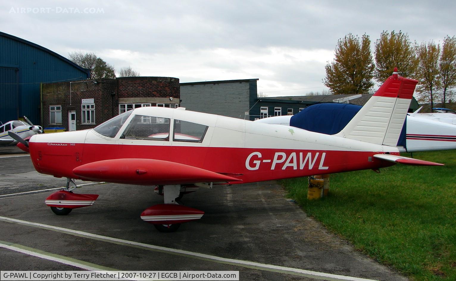 G-PAWL, 1968 Piper PA-28-140 Cherokee C/N 28-24456, Piper Pa-28-140