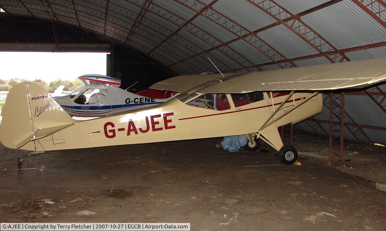 G-AJEE, 1946 Auster J-1 Autocrat C/N 2309, Vintage Auster 5J1