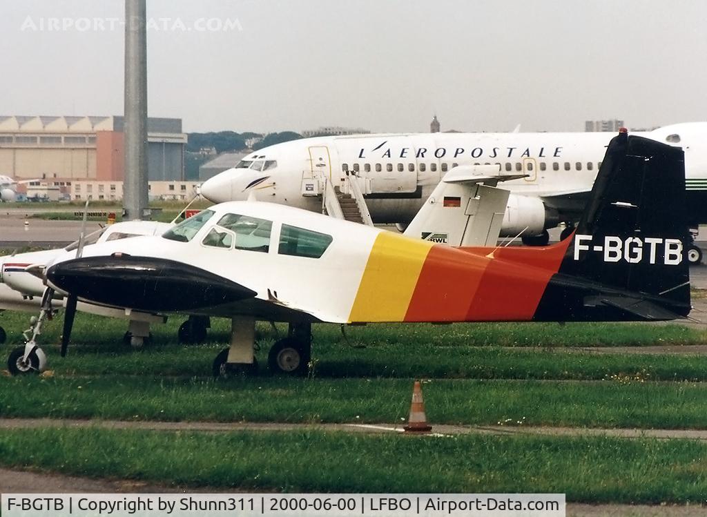 F-BGTB, 1957 Cessna 310 C/N 35474, Parked at the old light aviation apron...