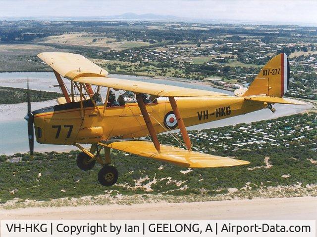 VH-HKG, 1941 De Havilland Australia DH-82A Tiger Moth C/N DHA296, Geelong Airport