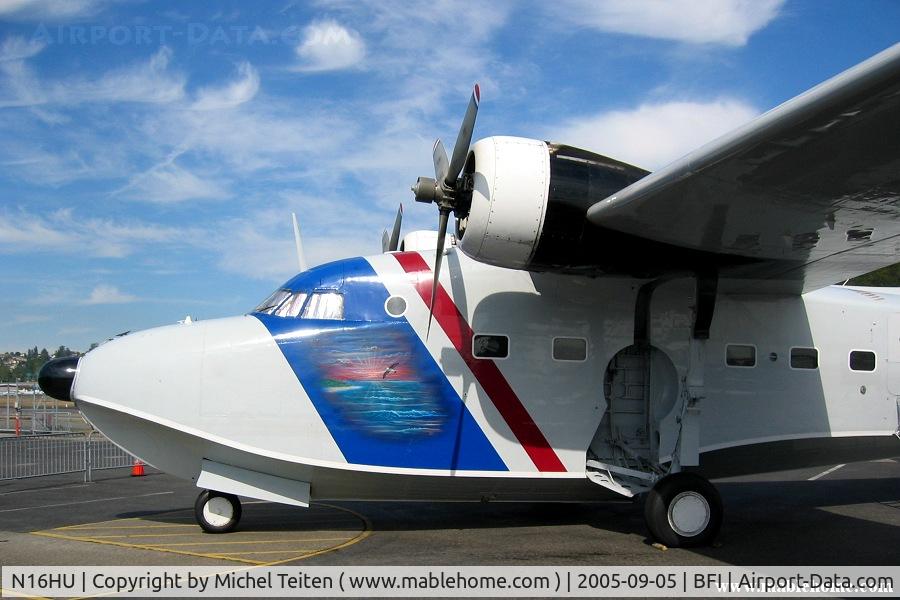 N16HU, 1951 Grumman HU-16B Albatross C/N G-55, Close-up of the nose-art of this beautiful bird