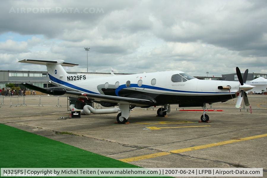 N325FS, 2006 Pilatus PC-12/47 C/N 746, At the Paris Air Show 2007