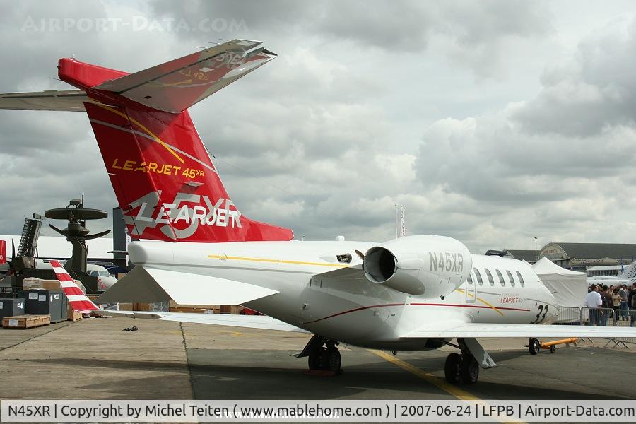 N45XR, 2008 Learjet Inc 45 C/N 380, At the Paris Air Show 2007