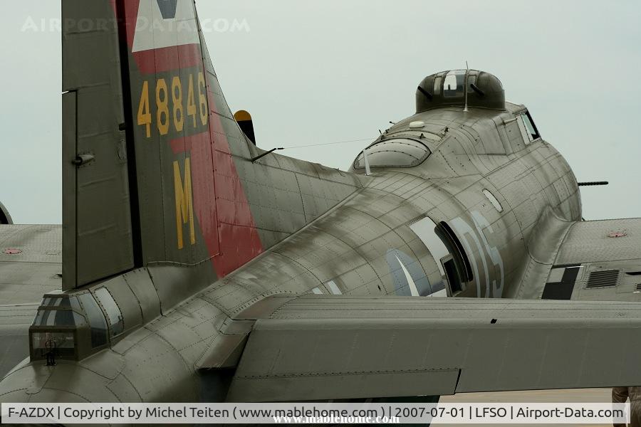F-AZDX, 1944 Boeing B-17G Flying Fortress C/N 8246, At the Nancy-Ochey 2007 Air Show