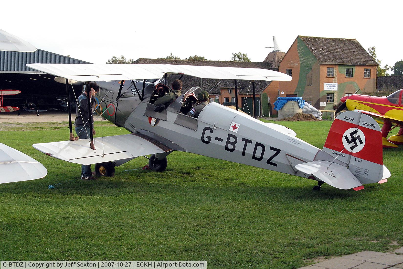 G-BTDZ, 1957 CASA 1-131E Jungmann C/N 2104, Preparing for take-off