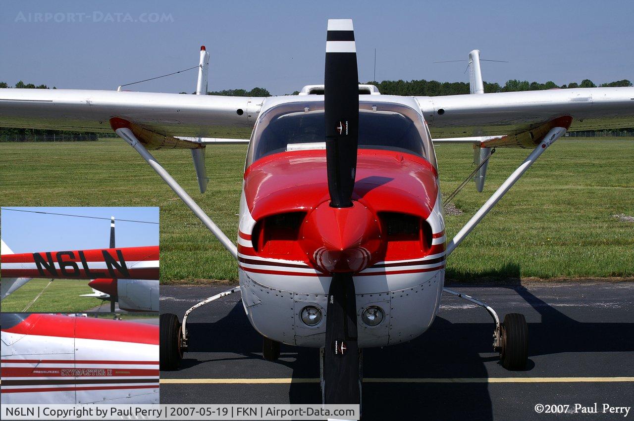 N6LN, 1979 Cessna P337H C/N P3370342, Head on, and trying to show some details too
