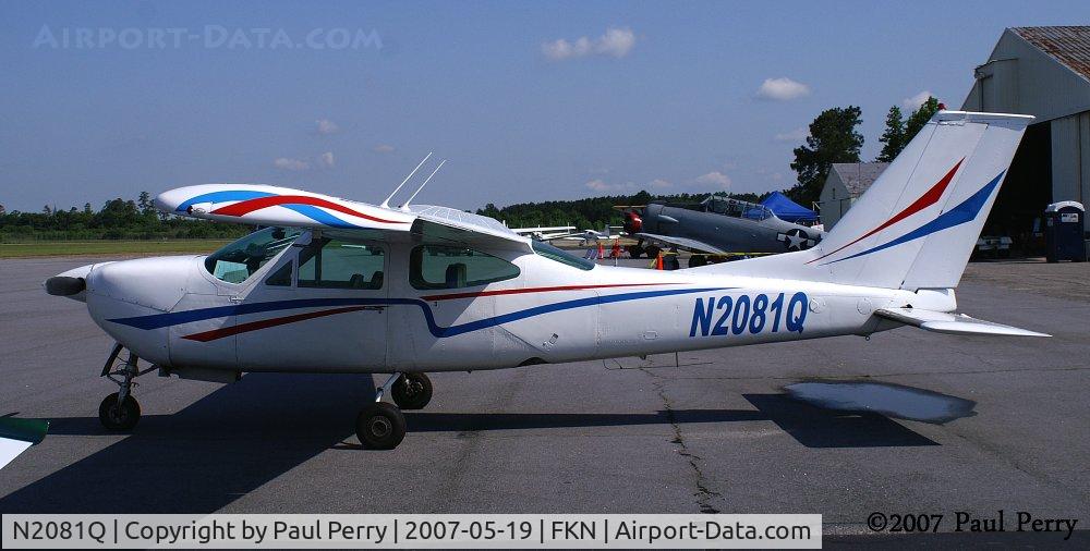 N2081Q, 1974 Cessna 177RG Cardinal C/N 177RG0481, Bright light on this visitor from North Carolina