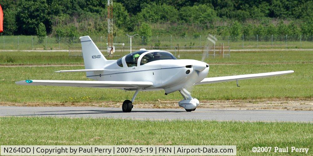 N264DD, 1997 Stoddard-Hamilton Glasair Super II FT C/N 1098, Taxiing in to Franklin