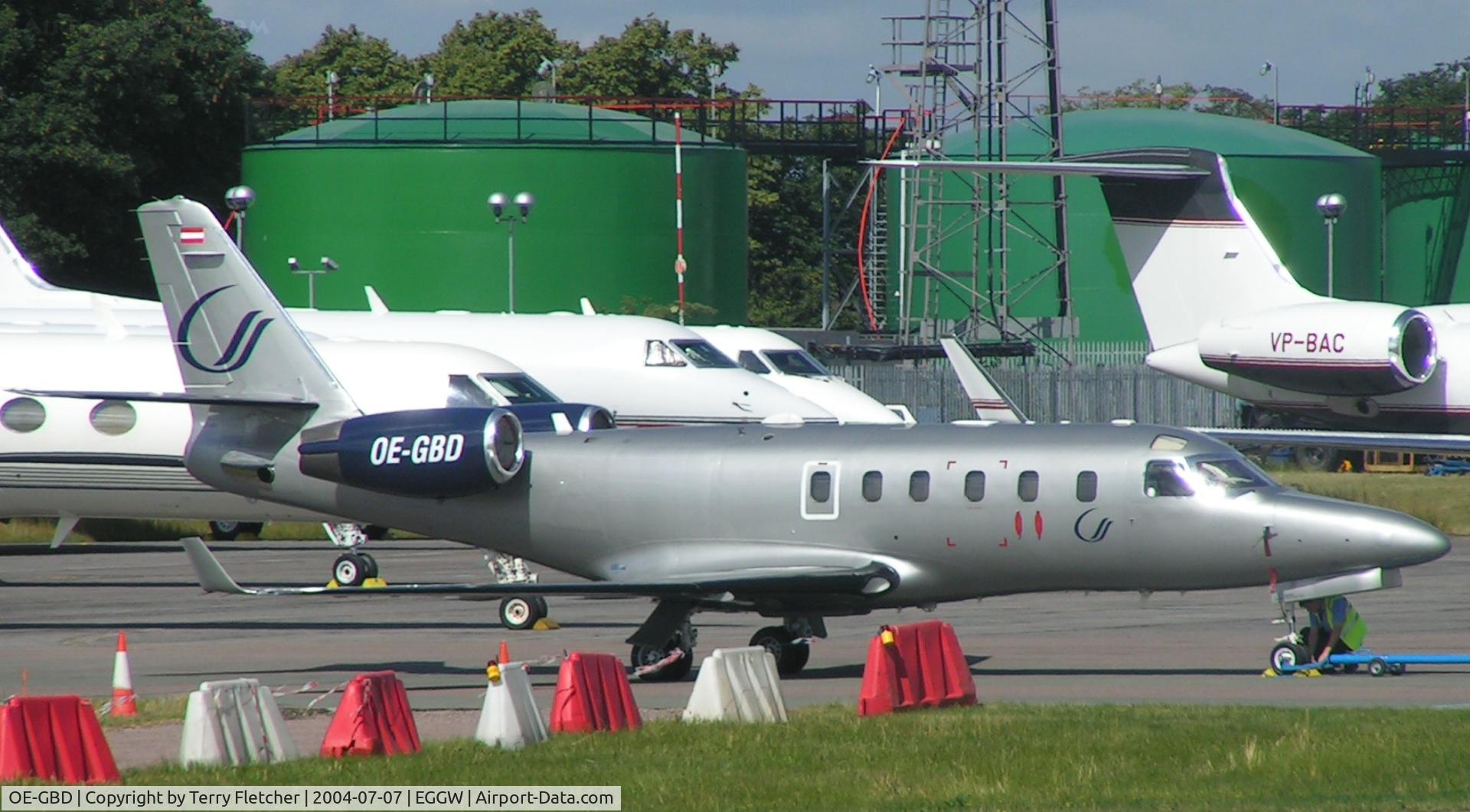 OE-GBD, 2000 Israel Aircraft Industries IAI-1125A Astra SPX C/N 133, Smart Astra SPX at Luton