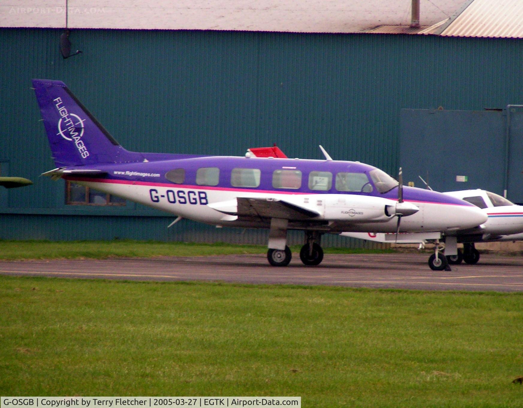 G-OSGB, 1979 Piper PA-31-350 Chieftain C/N 31-7952155, at Oxford Kidlington