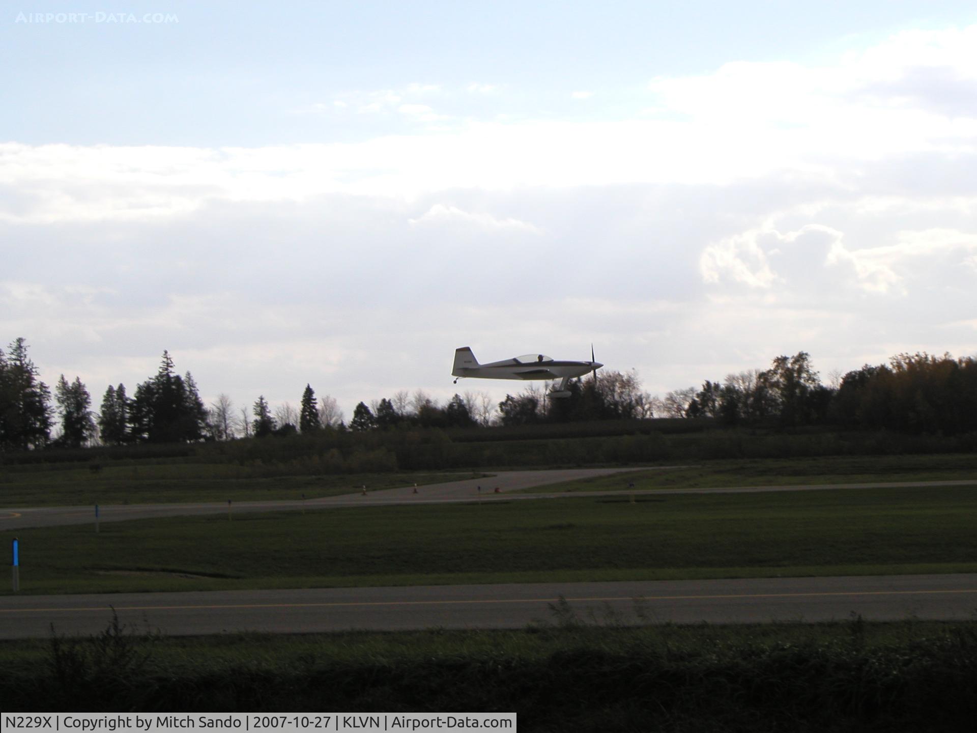 N229X, 2005 Harmon Rocket II C/N 250, Departing Runway 30.