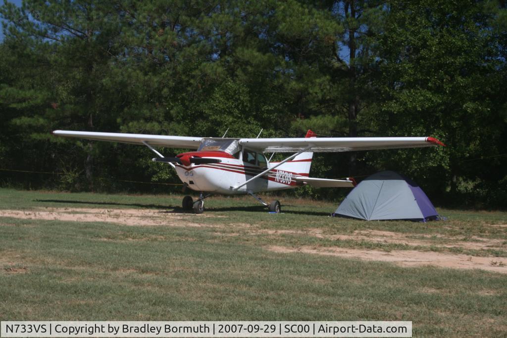 N733VS, 1977 Cessna 172N C/N 17268588, Taken at the 1st Annual Triple Tree Fly-In