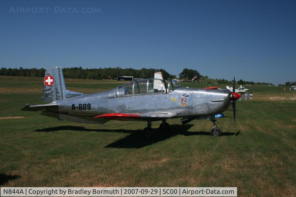 N844A, 1952 Pilatus P3-03 C/N 326-8, Taken at the 1st Annual Triple Tree Fly-In