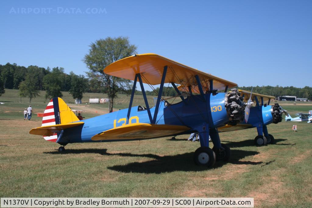 N1370V, 1943 Boeing E75 C/N 75-5185, Taken at the 1st Annual Triple Tree Fly-In