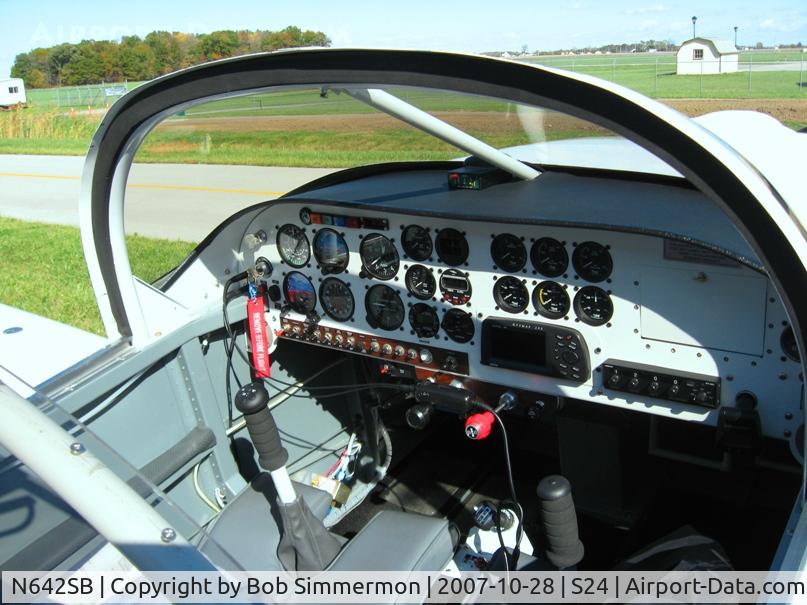 N642SB, 2004 Vans RV-6 C/N 24862, Nice panel and excellent workmanship.