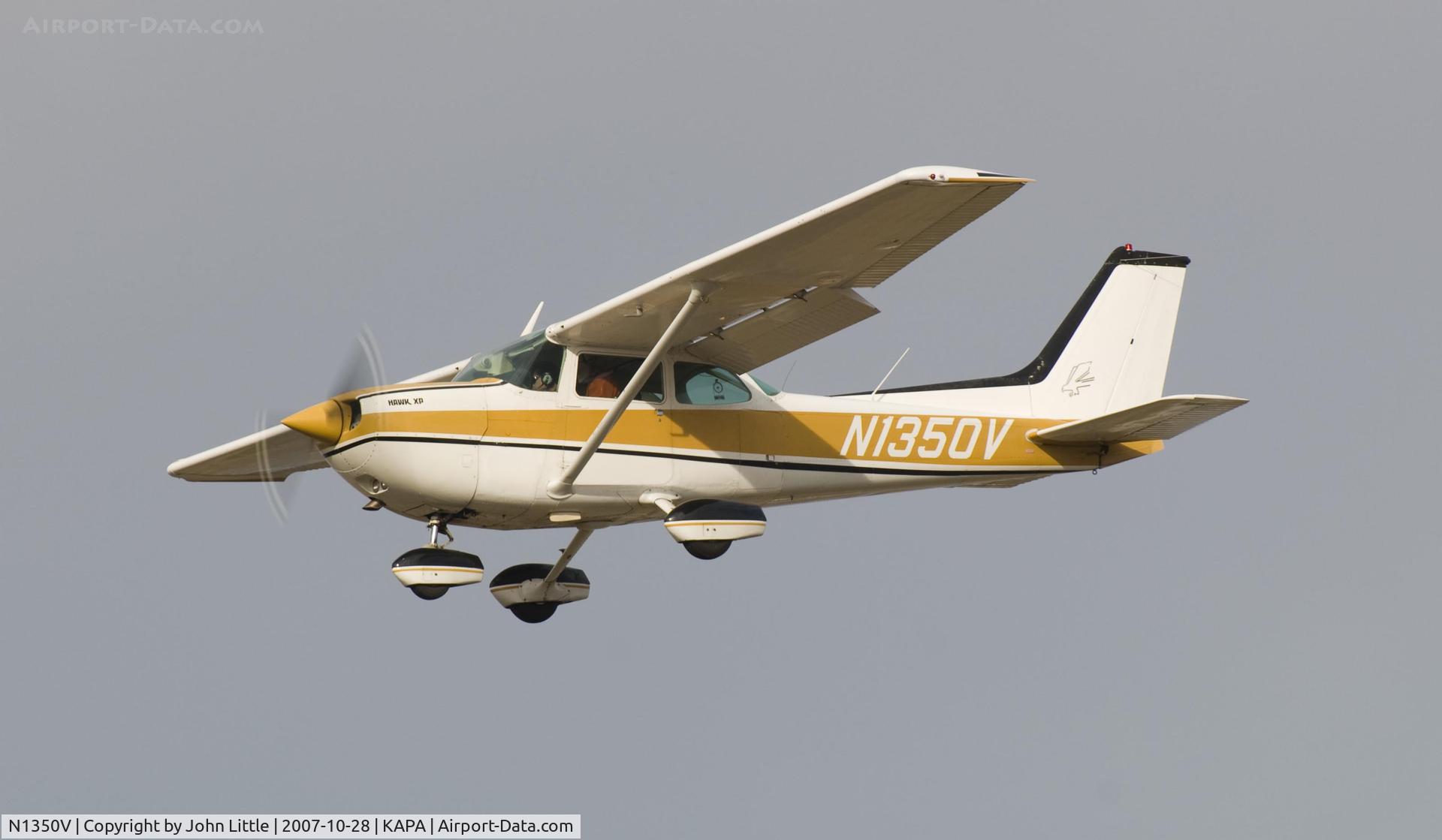 N1350V, 1976 Cessna R172K Hawk XP C/N R1722178, Approach to 17L